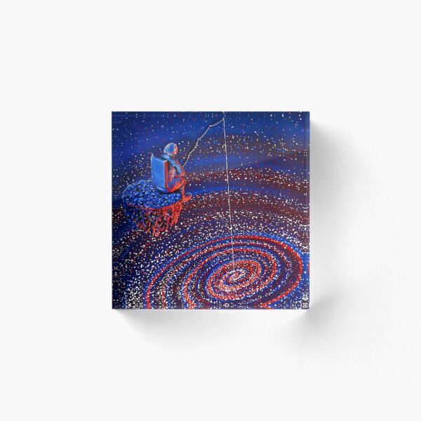 Bin Fischen Acrylblock