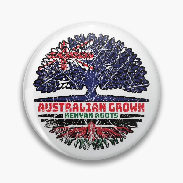 Item preview, Kenyan Kenya Australian Australia Tree Roots Flag designed and sold by FlagX.