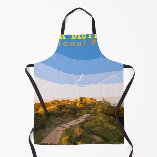 Item preview, Peak District National Park UK retro travel poster. designed and sold by RobThorley.