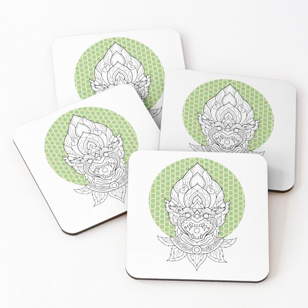 Item preview, Beautiful YEK THAI lai thai traditional in classic Green Tone designed and sold by Bspaces.