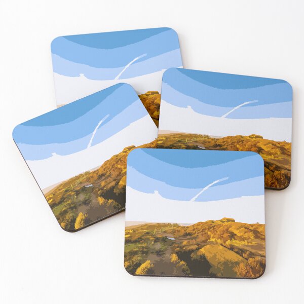 Item preview, Peak District National Park UK retro travel poster. designed and sold by RobThorley.