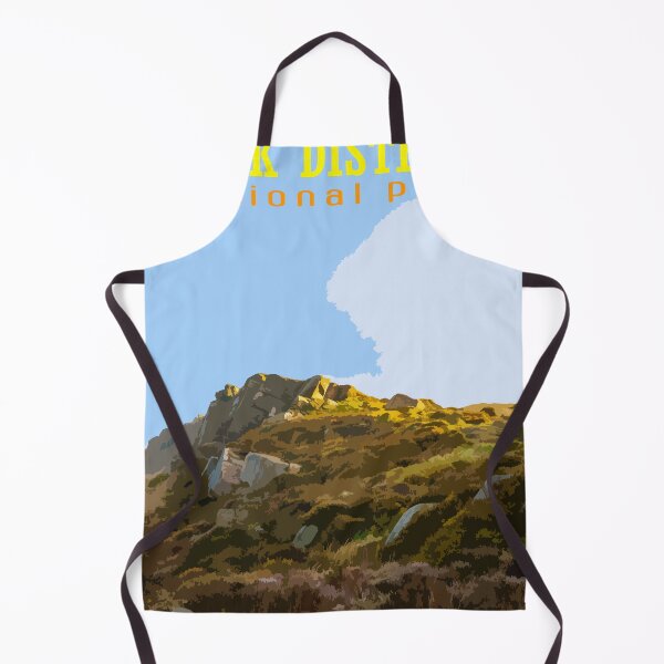 Item preview, Peak District National Park UK retro travel poster. designed and sold by RobThorley.