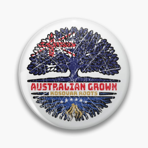 Item preview, Kosovo Kosovar Australian Australia Tree Roots Flag designed and sold by FlagX.