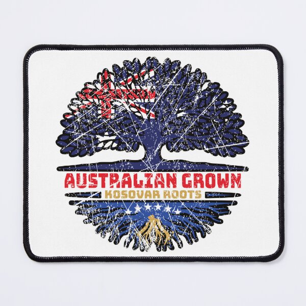 Item preview, Kosovo Kosovar Australian Australia Tree Roots Flag designed and sold by FlagX.