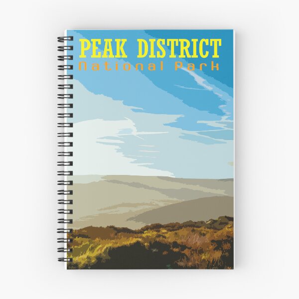 Item preview, Peak District National Park UK retro travel poster. designed and sold by RobThorley.