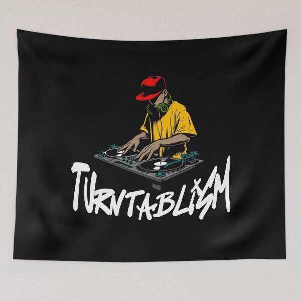 Item preview, 90s Hip-Hop Turntablism DJ Graffiti Vintage Classic Style designed and sold by Mr. Graphilip.