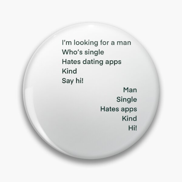 Item preview, Looking for a man single designed and sold by clinoei.