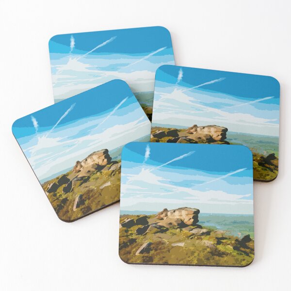 Item preview, Peak District National Park UK retro travel poster. designed and sold by RobThorley.