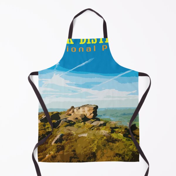 Item preview, Peak District National Park UK retro travel poster. designed and sold by RobThorley.