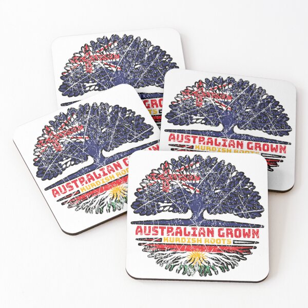 Item preview, Kurdistan Kurdish Australian Australia Tree Roots Flag designed and sold by FlagX.