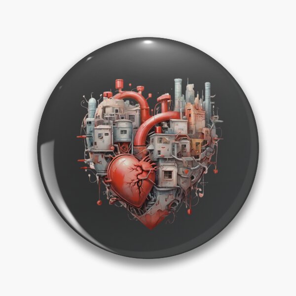 Item preview, Cute Futuristic Heart  designed and sold by Digiheart.