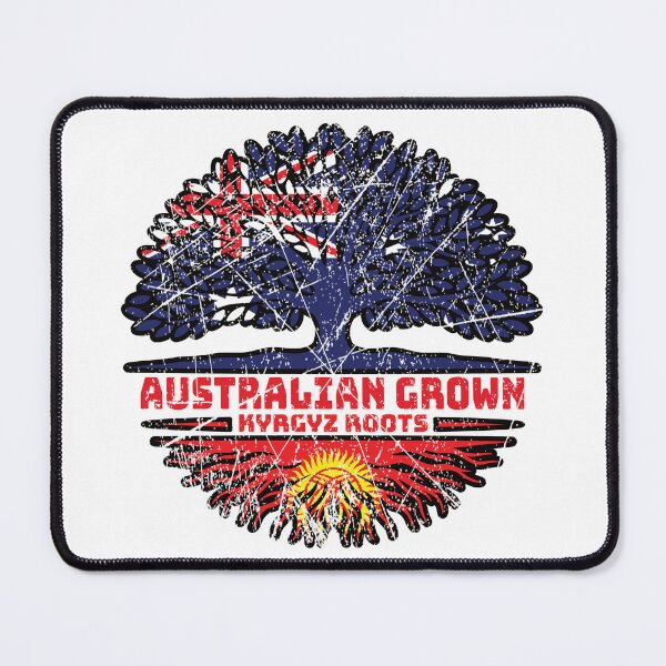 Item preview, Kyrgyzstan Kirghiz Australian Australia Tree Roots Flag designed and sold by FlagX.