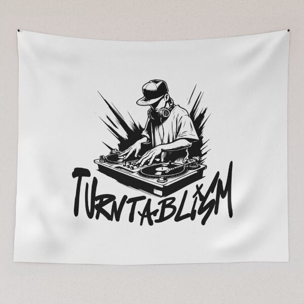 Item preview, 90s Hip-Hop Turntablism DJ Graffiti Vintage Classic Style designed and sold by Mr. Graphilip.