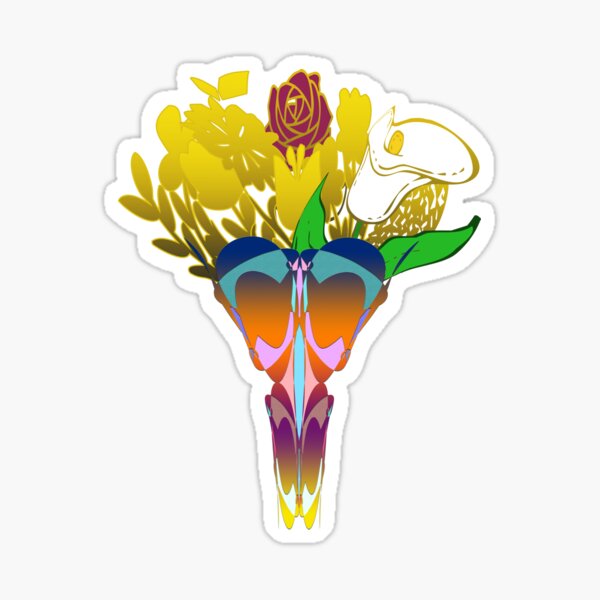 Vista previa del artículo con la obra «Art Deco Vase with Golden Flowers», diseñado y vendido por mavicfe.