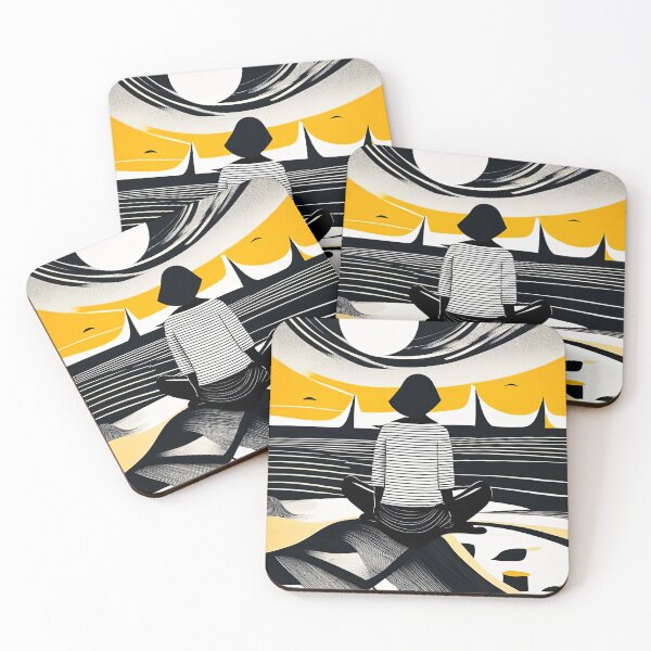 Item preview, Monochrome Meditation designed and sold by AstridOfficial.