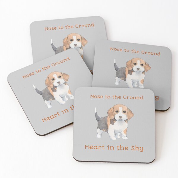 Item preview, Heart in the Sky English Beagle Dog designed and sold by SvenJ94.