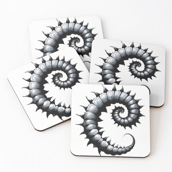 Item preview, Twisted Terrors | Creepy Spikey Worm Spiral | Dark & Edgy Graphic designed and sold by DopeStick.