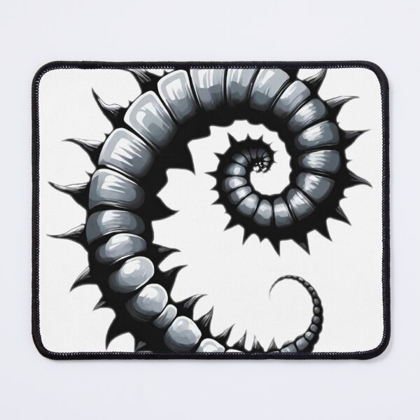 Item preview, Twisted Terrors | Creepy Spikey Worm Spiral | Dark & Edgy Graphic designed and sold by DopeStick.