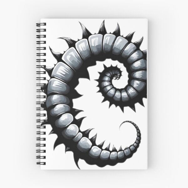 Item preview, Twisted Terrors | Creepy Spikey Worm Spiral | Dark & Edgy Graphic designed and sold by DopeStick.