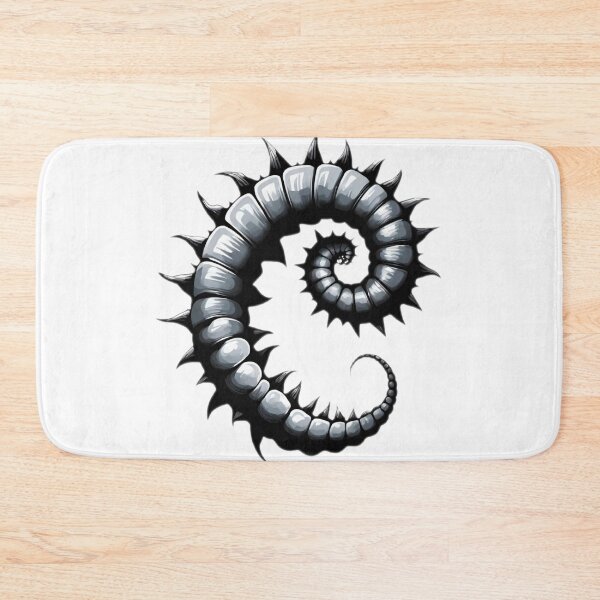 Item preview, Twisted Terrors | Creepy Spikey Worm Spiral | Dark & Edgy Graphic designed and sold by DopeStick.