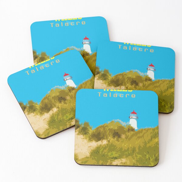 Item preview, Point of Ayr Lighthouse Talacre retro travel poster designed and sold by RobThorley.