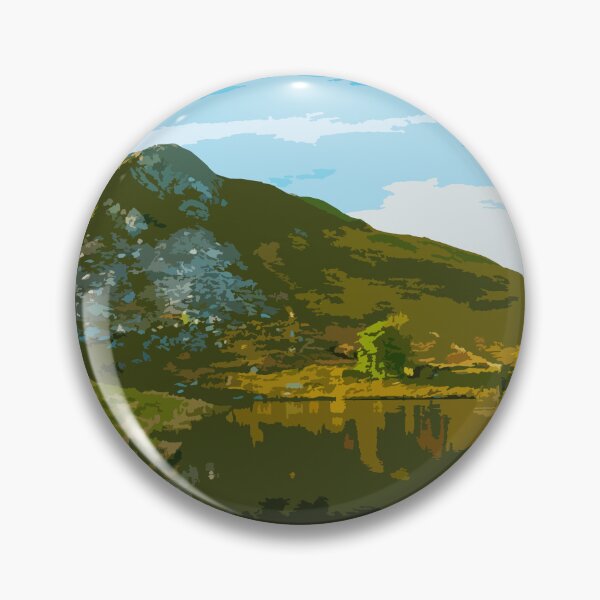 Item preview, Llyn y Dywarchen and Clogwyngarreg retro travel poster designed and sold by RobThorley.