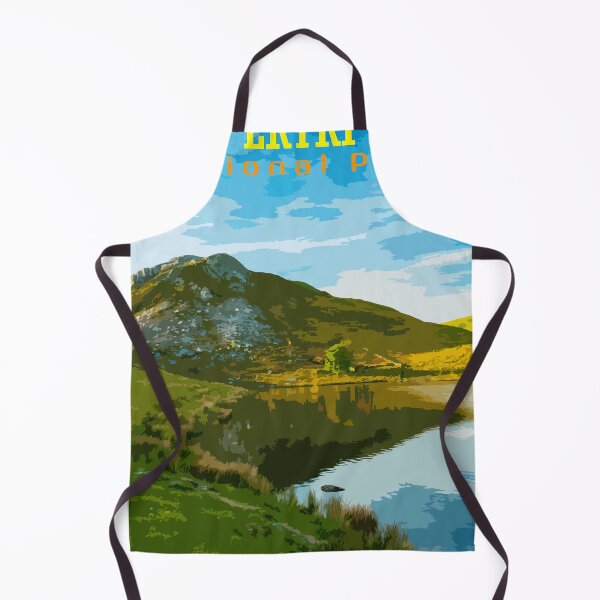 Item preview, Llyn y Dywarchen and Clogwyngarreg retro travel poster designed and sold by RobThorley.