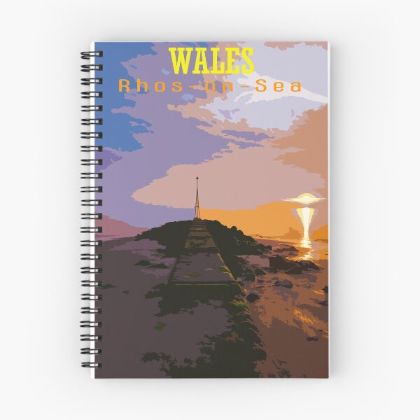 Item preview, Rhos-on-Sea, Wales UK retro travel poster designed and sold by RobThorley.