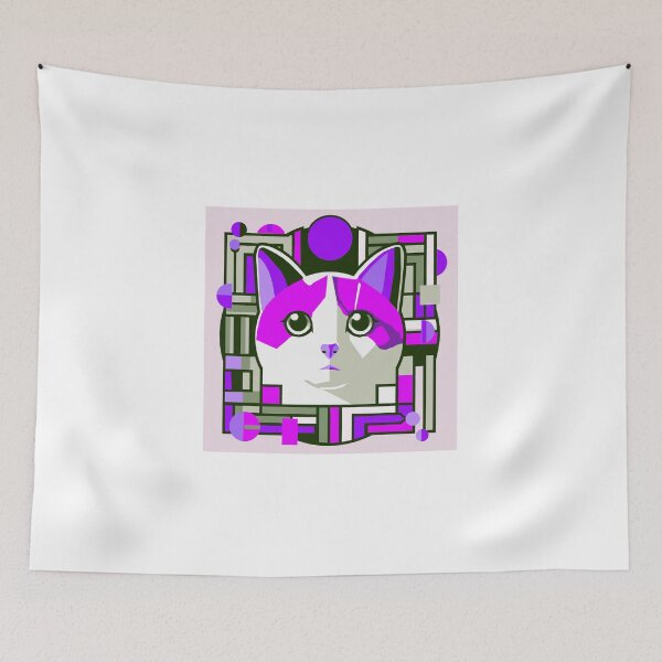 Item preview, Modern cat art designed and sold by Paintbase.