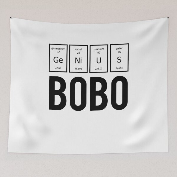 Item preview, GeNiUS BOBO intelligence brain motivation nerd geek fun cool gifts  designed and sold by Mad Over Store.