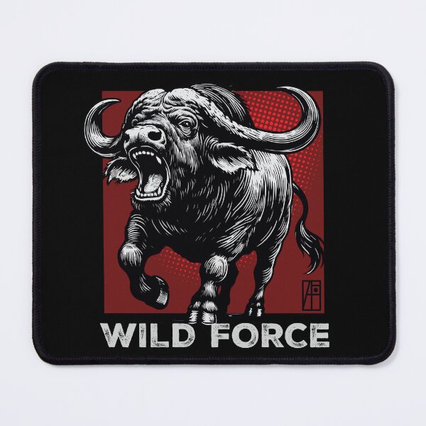 Item preview, AFRICAN BUF - CAPE BUF - WILD FORCE - ANIMALS -1 designed and sold by ArtProjectShop.