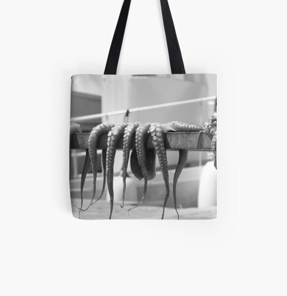 POULPE, PAROS, CYCLADES Tote bag doublé