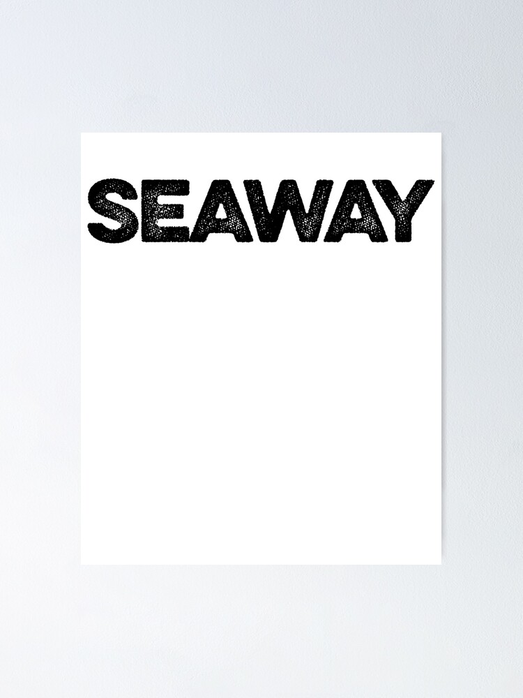 Seaway Beach Ocean Vacation Poster For Sale By Strangestreet Redbubble 