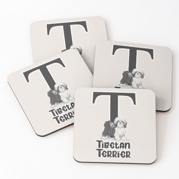 Item preview, T is for Tibetan Terrier designed and sold by Elspeth Rose Design.