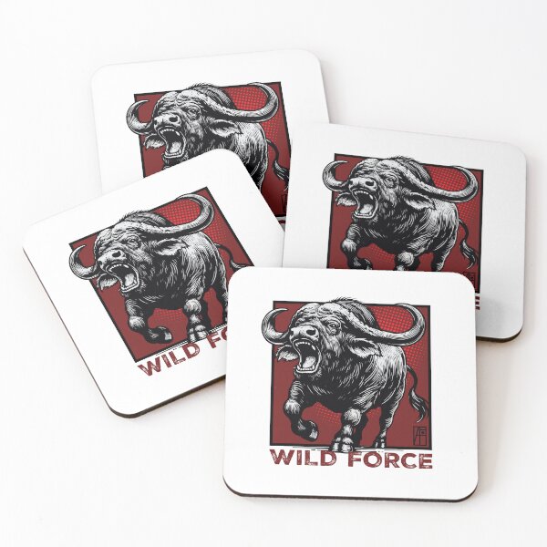 Item preview, AFRICAN BUF - CAPE BUF - WILD FORCE - ANIMALS -3 designed and sold by ArtProjectShop.