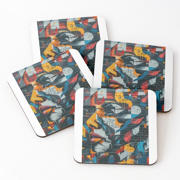 Item preview, Vibrant Urban Street Art Mural designed and sold by palmyst.