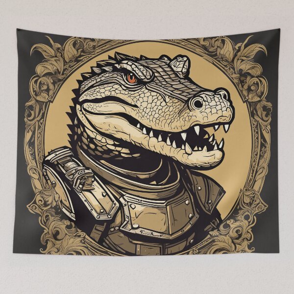 Item preview, Armored Crocodile designed and sold by WildlifeInc.
