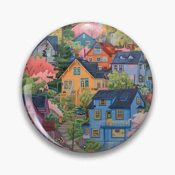 Artikelvorschau, Bunte Häuser im Frühling entworfen und verkauft von palmyst.