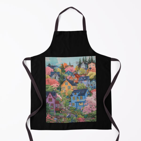 Artikelvorschau, Bunte Häuser im Frühling entworfen und verkauft von palmyst.