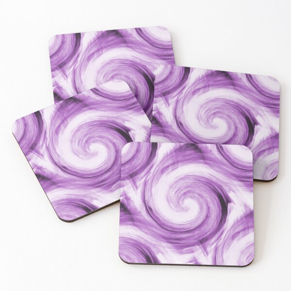 Item preview, Dreamy Whimsical Purple Swirl Pattern designed and sold by Artistestella.