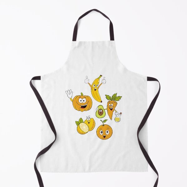Item preview, Sunny Smiles: Yellow and Orange Fruits & Veggies designed and sold by RysowankaZS.