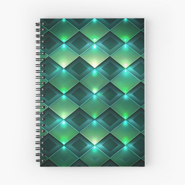 Item preview, Emerald Matrix , a seamless pattern consisting of diamond shapes arranged  designed and sold by aminz4.