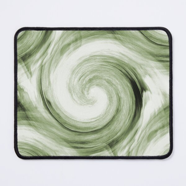Item preview, Dreamy Whimsical Green Swirl Pattern designed and sold by Artistestella.