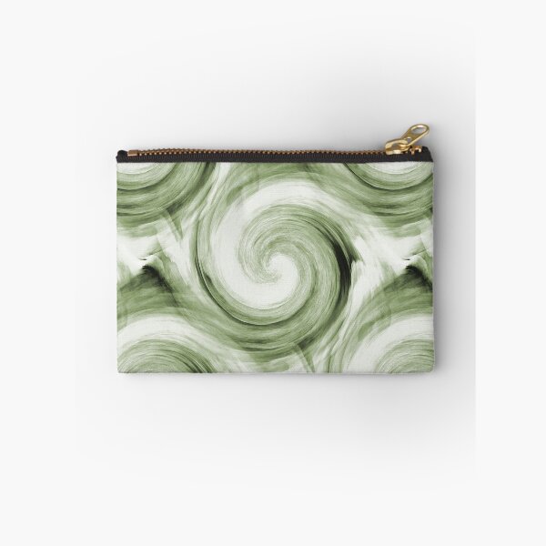 Item preview, Dreamy Whimsical Green Swirl Pattern designed and sold by Artistestella.