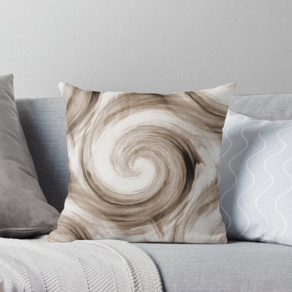 Item preview, Dreamy Whimsical Brown Swirl Pattern designed and sold by Artistestella.