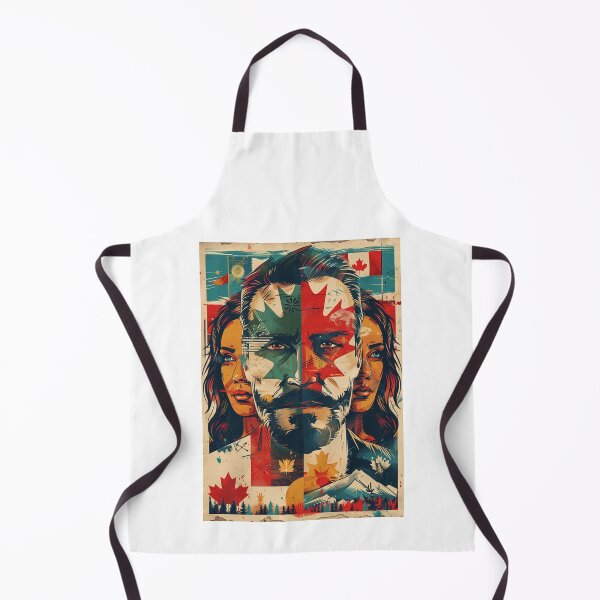Item preview, Canadian Faces with Maple Leaves designed and sold by palmyst.
