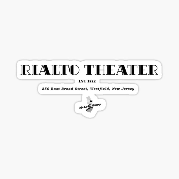 Item preview, Rialto Theater - Westfield's Historic Greatest of All Time Business designed and sold by mrlocalhistory.
