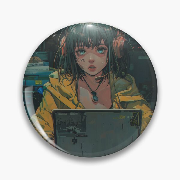 Artikelvorschau, Konzentrierter Gamer im Cyberpunk-Raum entworfen und verkauft von palmyst.