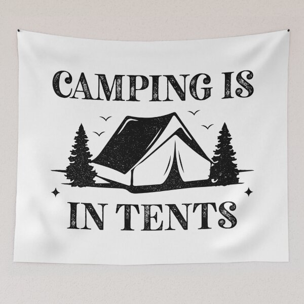 Item preview, Camping is in tents designed and sold by PaulSDesign.