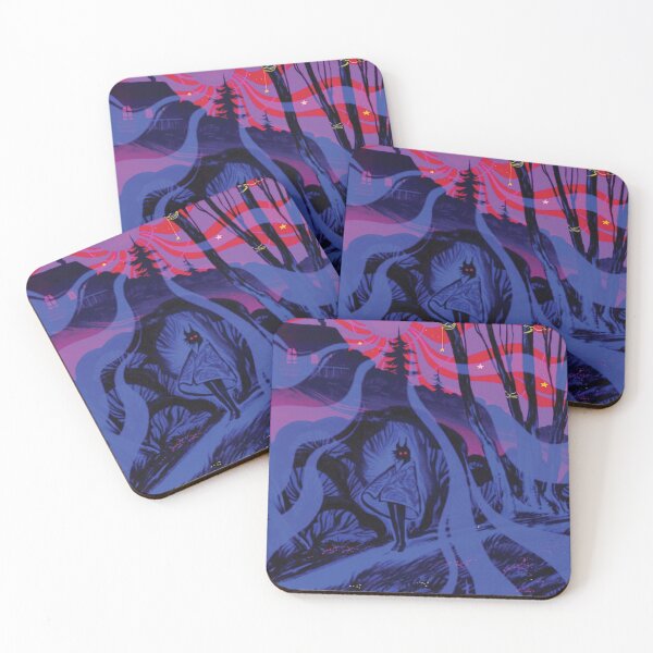 Item preview, Eerie Figure in a Psychedelic Forest designed and sold by CylepErtillo.